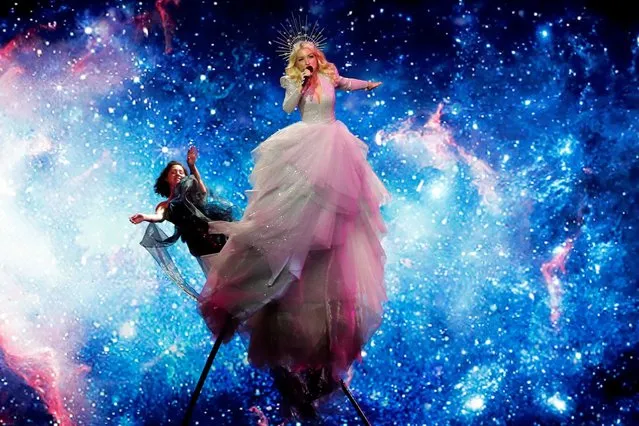 Contestant Kate Miller-Heidke of Australia performs during a dress rehearsal ahead of the first semi-final of 2019 Eurovision Song Contest in Tel Aviv, Israel on May 13, 2019. (Photo by Ronen Zvulun/Reuters)