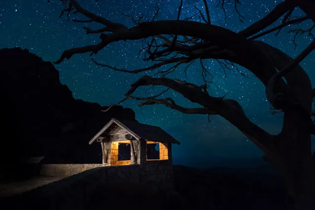 “Lonely Cottage ”. Light born from darkness. There is always warm place for you. Our home is Earth. Photo location: Mount Bufalo. (Photo and caption by Sarp Soysal/National Geographic Photo Contest)