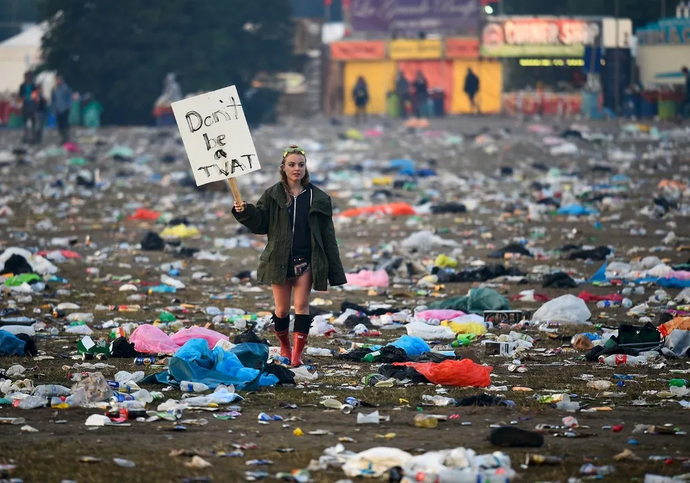 Scenes from Glastonbury
