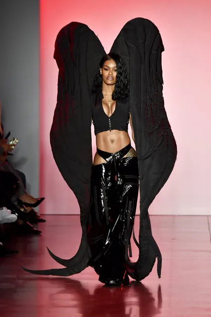 Teyana Taylor walks the runway for Namilia during New York Fashion Week: The Shows at Gallery II at Spring Studios on September 11, 2018 in New York City. (Photo by Frazer Harrison/Getty Images)