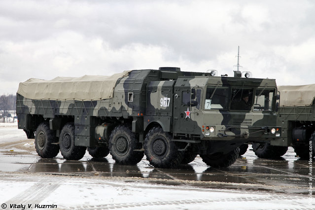 9T250 loading vehicle for Iskander-M system