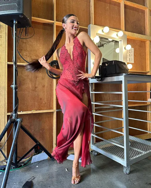 Social media fave, American dancer Charli D'Amelio poses ahead of her turn on “Dancing With the Stars”  in the first decade of October 2022. (Photo by charli damelio/Instagram)
