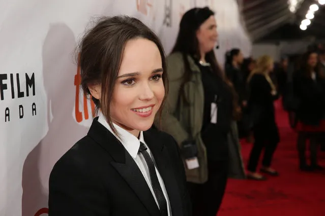 Ellen Page at the Lionsgate “Freeheld” Premiere at 2015 Toronto International Film Festival on Sunday, September 13, 2015, in Toronto, Canada. (Photo by Eric Charbonneau/Invision for Lionsgate/AP Images)