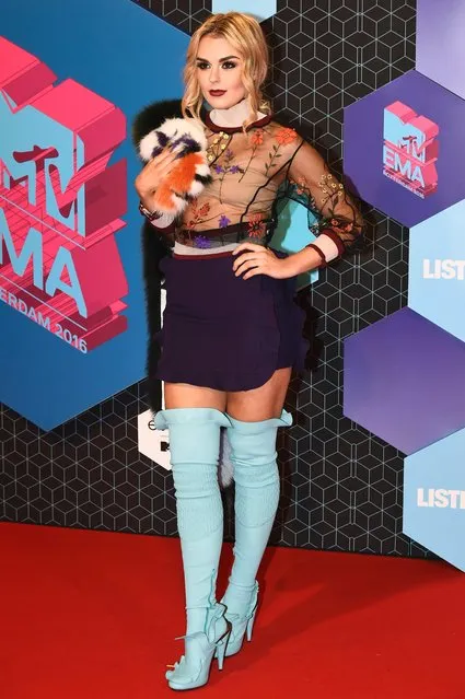 Tallia Storm attend the MTV Europe Music Awards 2016 on November 6, 2016 in Rotterdam, Netherlands. (Photo by  Venturelli/Getty Images)