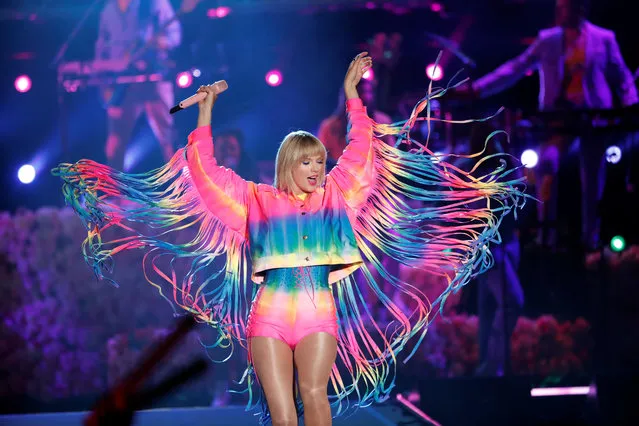 Taylor Swift performs at the iHeartRadio Wango Tango concert in Carson, California, U.S., June 1, 2019. (Photo by Mario Anzuoni/Reuters)