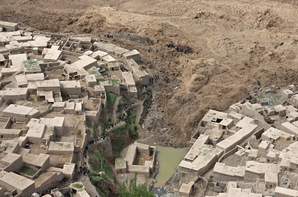 Massive Landslide Buries Remote Afghan Village