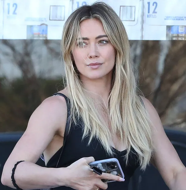 Actress Hilary Duff looking stunning as she runs errands in Los Angeles on January 29, 2020. (Photo by The Mega Agency)