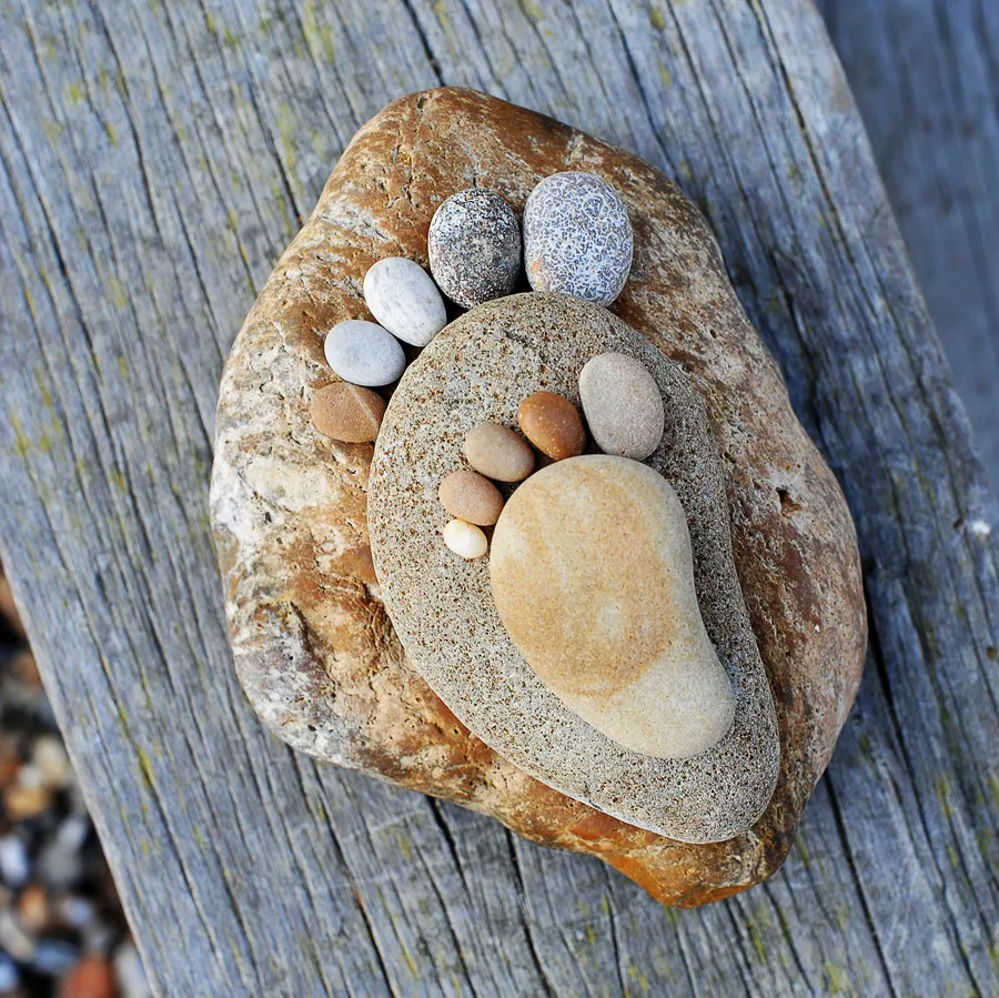 Stone Footprints by Iain Blake