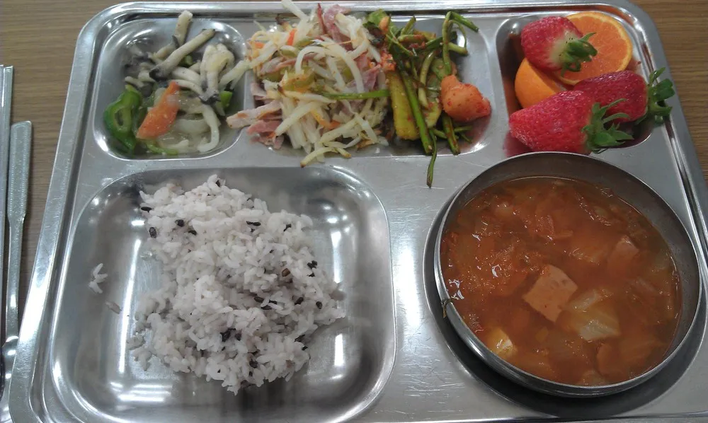 Lunches at a Korean Private School