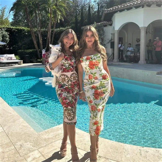 Colombian-American actress Sofia Vergara in the last decade of June 2023 shares a snap from “the perfect summer day” with her niece Claudia Vergara. (Photo by sofiavergara/Instagram)