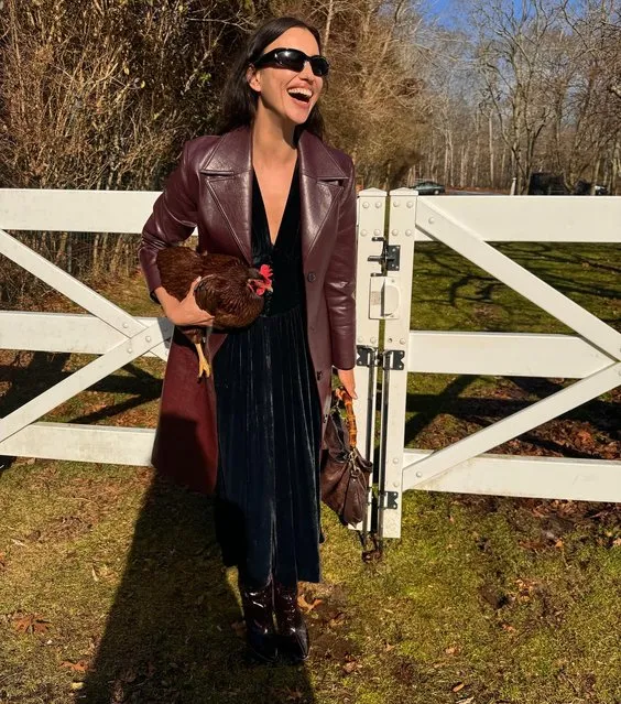 Russian model Irina Shayk in the second decade of January 2024 gets in touch with her outdoorsy side. (Photo by irinashayk/Instagram)