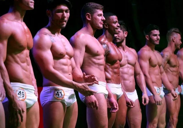 Competitors are seen during the 2015 Brazil Miss and Mister Fitness contest in Sao Paulo, Brazil, June 18, 2015. (Photo by Paulo Whitaker/Reuters)