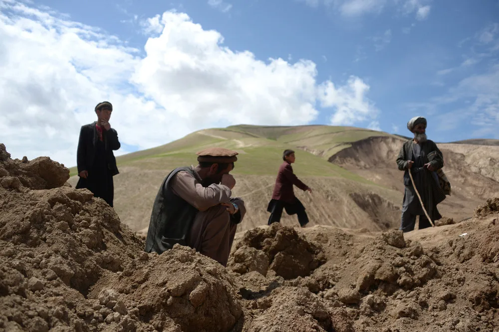 Massive Landslide Buries Remote Afghan Village