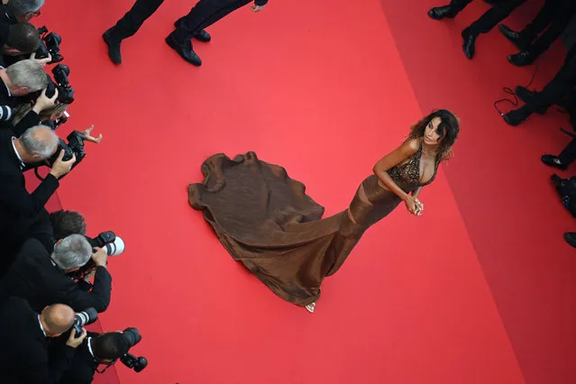 Romanian actress Madalina Ghenea during the closing ceremony for the 75th annual Cannes film festival at Palais des Festivals on May 28, 2022 in Cannes, France. (Photo by Thomas Kronsteiner/Getty Images)