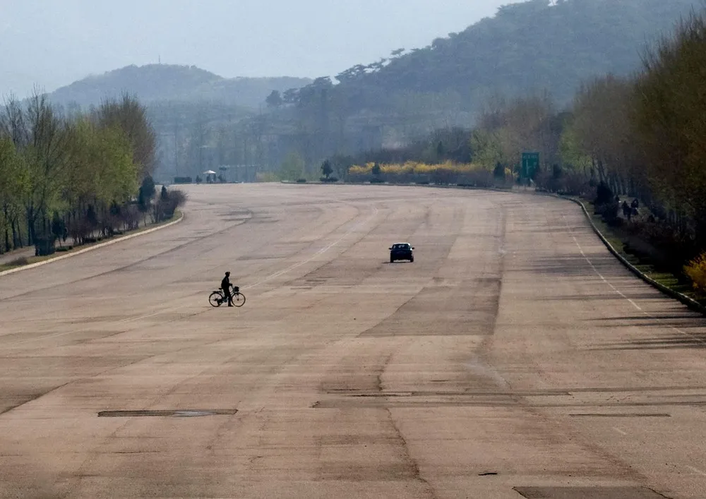 Highway in North Korea