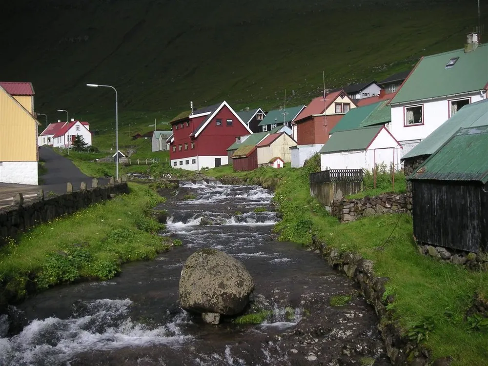 Village Gasadalur Faroe Islands