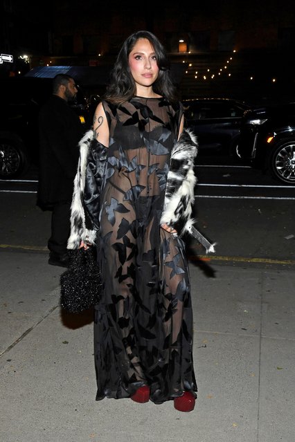 Internet personality Tefi Pessoa attends the Victoria's Secret Fashion Show 2024 After Party at Crane Club on October 15, 2024 in New York City. (Photo by Noam Galai/Getty Images for Victoria's Secret)