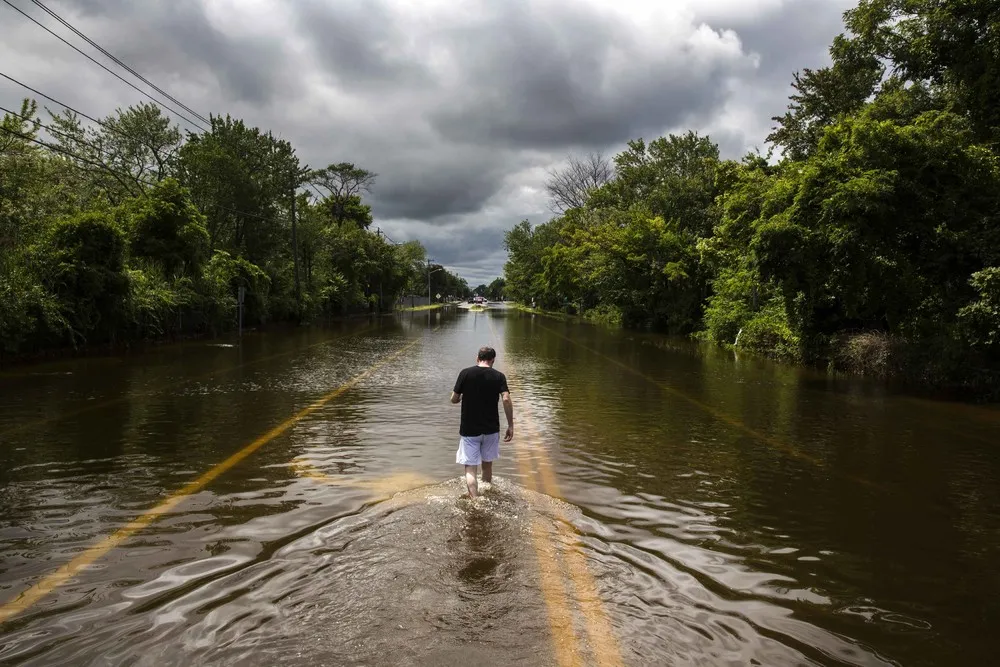 Record-Breaking Rain Floods Long Island