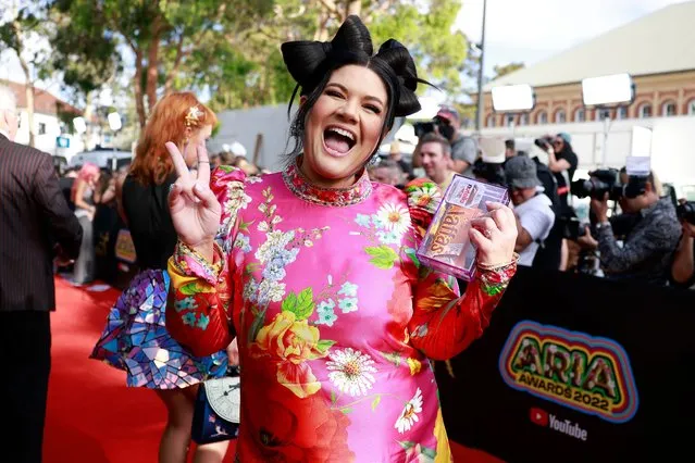 Australian digital content creator and comedian Tanya Hennessy attends the 2022 ARIA Awards at The Hordern Pavilion on November 24, 2022 in Sydney, Australia. (Photo by Hanna Lassen/Getty Images)