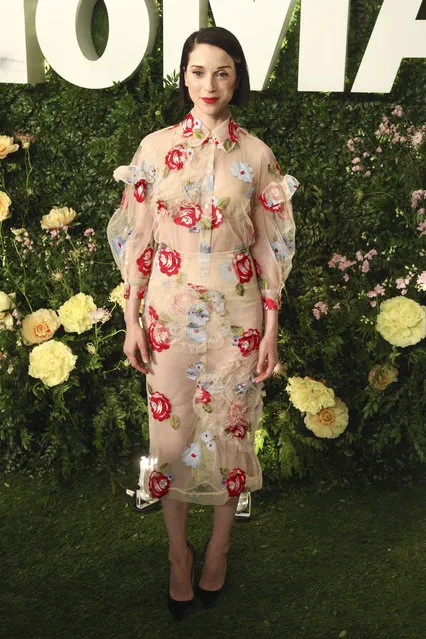 St. Vincent attends the Museum of Modern Art's 2018 Party in the Garden on Thursday, May 31, 2018, in New York. (Photo by Andy Kropa/Invision/AP Photo)