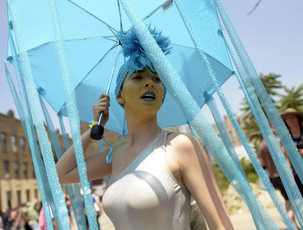 Sea Creatures Come out for Coney Island's Mermaid Parade