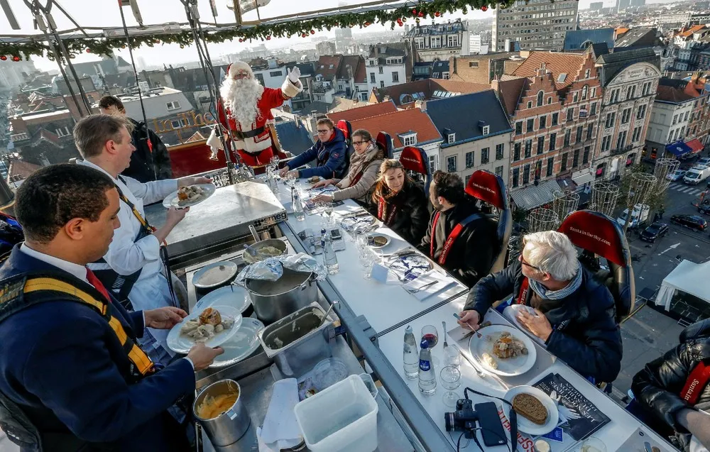 “Santa in the Sky”