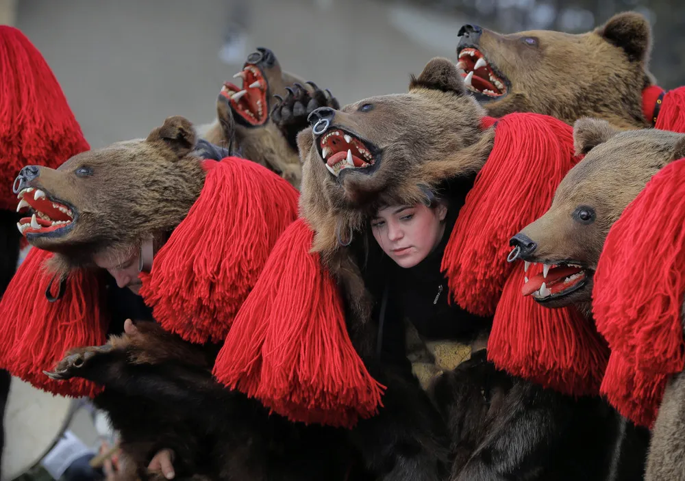 Aannual Bear Ritual Gathering in Romania