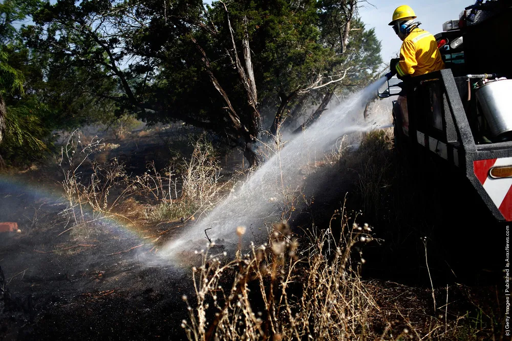 Wildfires Continue To Burn In Texas