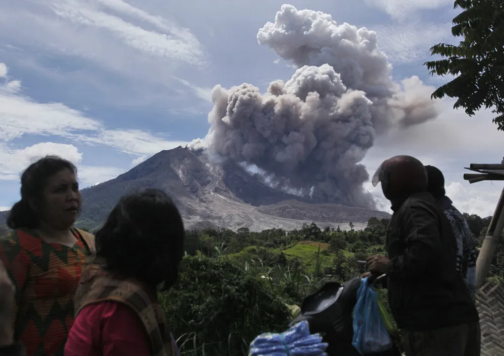 Indonesian Volcano Mount Sinabung