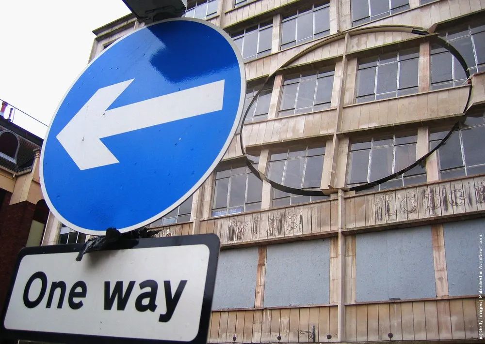 “Turning the Place Over” by Artist Richard Wilson