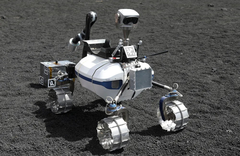 Lunar Robots on Mount Etna