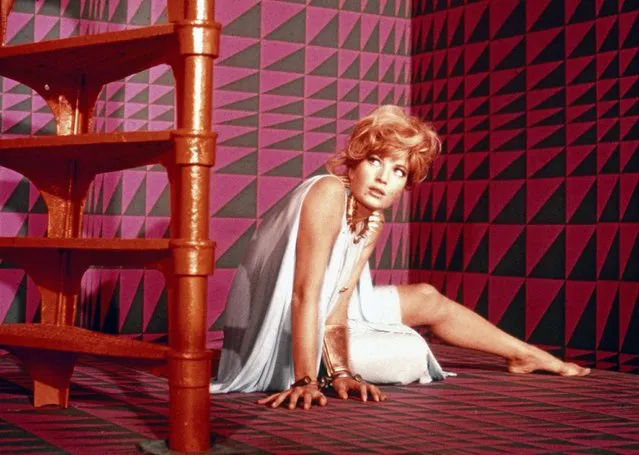 Italian actress, best known for her starring roles in films directed by Michelangelo Antonioni during the early-to-mid 1960s, Monica Vitti in Modesty Blaise, 1966. (Photo by 20th Century Fox/Kobal/Rex Features/Shutterstock)