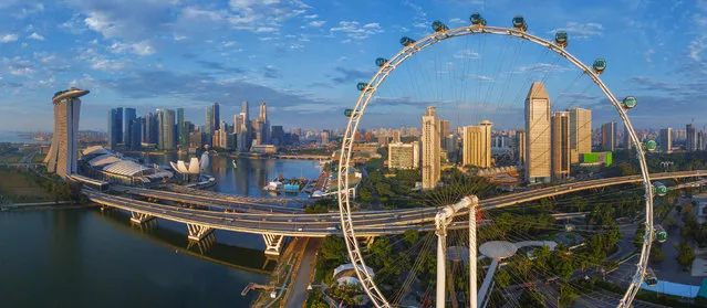 The Singapore Flyer. (Photo by Airpano/Caters News)