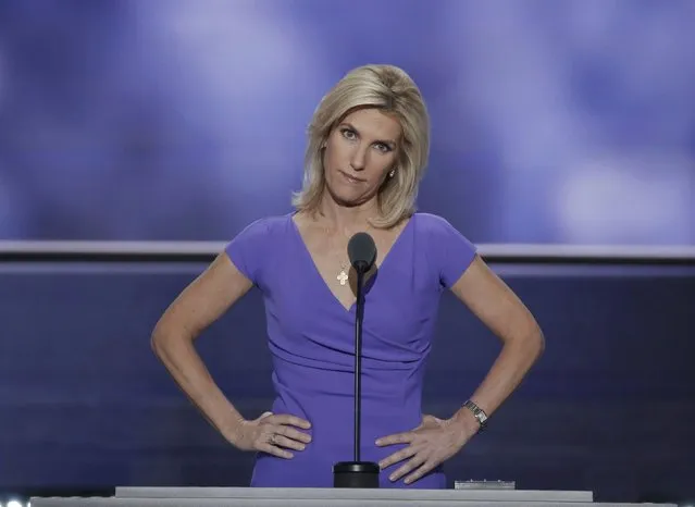 Conservative political commentator Laura Ingraham speaks during the third session of the Republican National Convention in Cleveland, Ohio, U.S. July 20, 2016. (Photo by Mike Segar/Reuters)