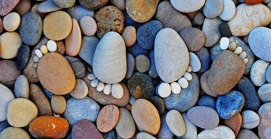 Stone Footprints by Iain Blake