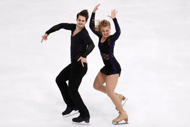 Figure Skating, ISU Grand Prix of Figure Skating Trophee de France 2016/2017, Ice Dance Short Dance, Paris, France on November 11, 2016. Madison Hubbell and Zachary Donohue of the United States compete. (Photo by Charles Platiau/Reuters)