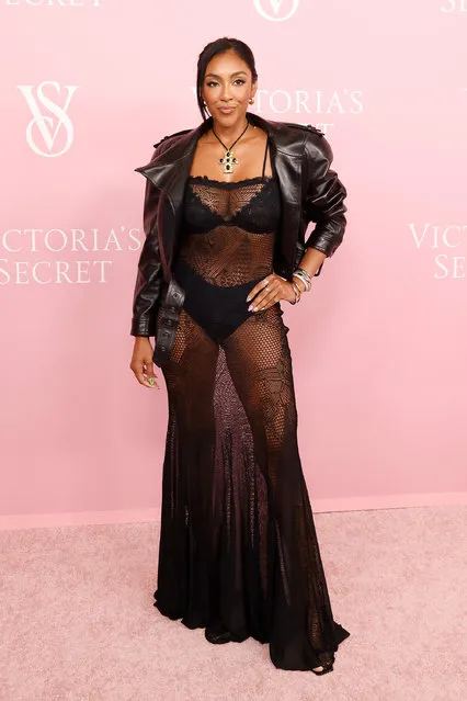 American TV personality Tayshia Adams attends Victoria's Secret's celebration of The Tour '23 at Hammerstein Ballroom on September 06, 2023 in New York City. (Photo by Taylor Hill/Getty Images)