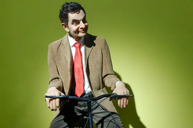 Waxwork figure of Rowan Sebastian Atkinson, actor known for the character of Mr. Bean, is on display at the Face 2 Face Wax Museum in the Konyaalti district of Antalya, Turkiye on September 09, 2022. The museum hosts more than 60 wax statues of famous people in the fields of cinema, sports and politics. (Photo by Mustafa Ciftci/Anadolu Agency via Getty Images)
