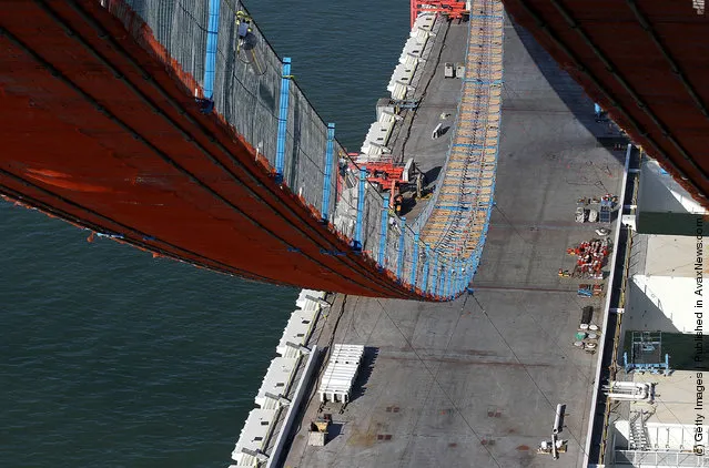 World's Largest Self-Anchored Suspension Bridge
