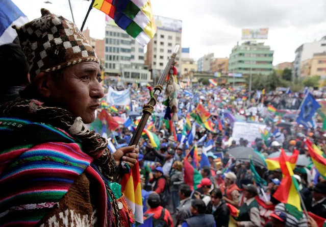 Supporters of Bolivia's President Evo Morales attend a rally in La Paz, Bolivia, February 21, Bolivia, 2017. (Photo by David Mercado/Reuters)