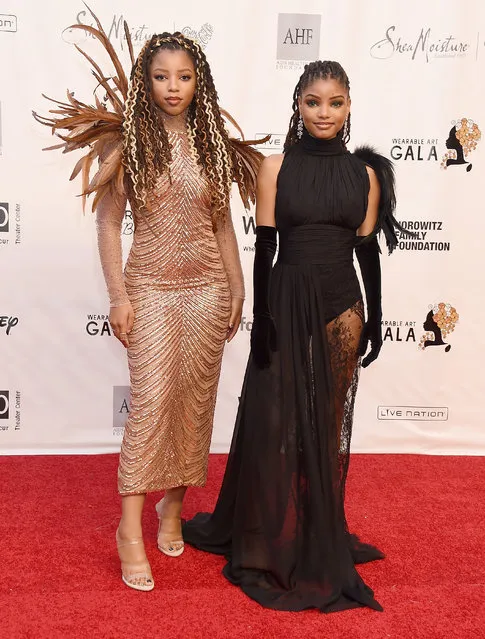 Chloe x Halle arrive at the WACO Theater Center's 3rd Annual Wearable Art Gala at The Barker Hangar at Santa Monica Airport on June 1, 2019 in Santa Monica, California. (Photo by Gregg DeGuire/Getty Images)