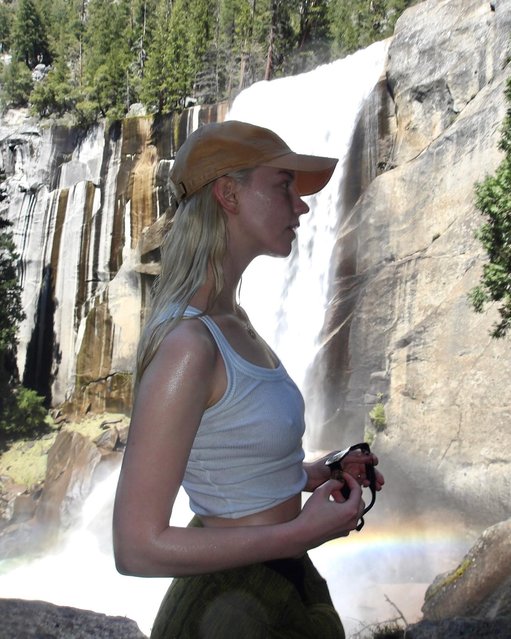 American actress Anya Taylor-Joy visits Yosemite National Park in the last decade of April 2024. (Photo by anyataylorjoy/Instagram)