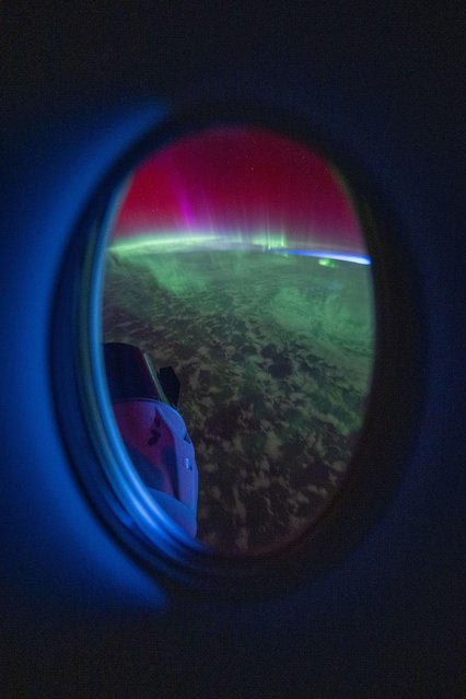 NASA astronaut Matthew Dominick posted this photo of the northern lights, or aurora borealis, from the International Space Station on Monday, October 7, 2024. (Photo by Matthew Dominick/NASA)