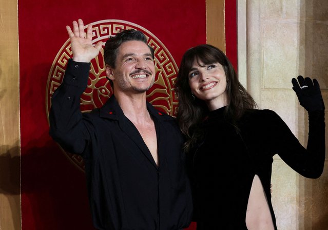 Chilean-American actors Pedro Pascal and Lux Pascal attend the global premiere of “Gladiator II” in London, Britain on November 13, 2024. (Photo by Mina Kim/Reuters)