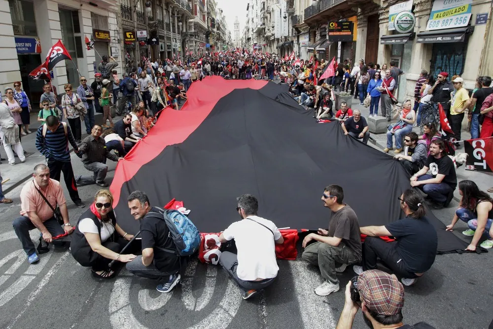 May Day Marches Around the World