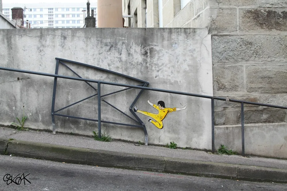 Playful Street Art by OakOak