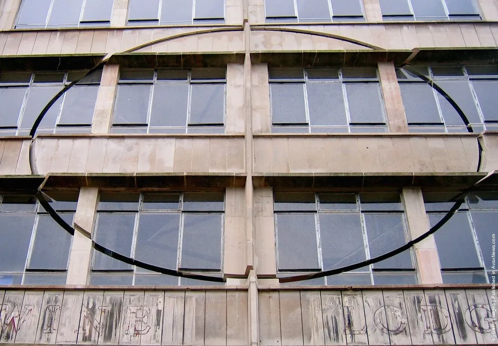 “Turning the Place Over” by Artist Richard Wilson