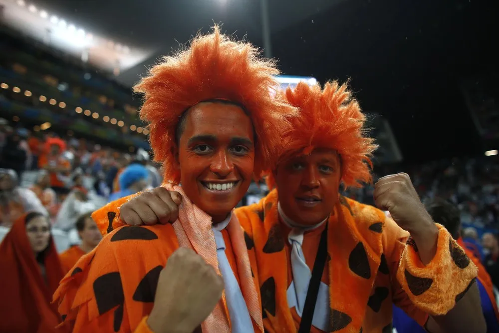Colourful Fans at Sao Paulo