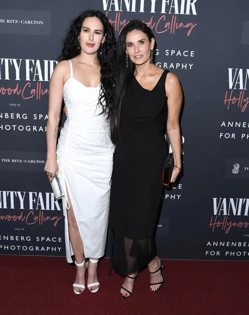 Rumer Willis and Demi Moore arrives at the Vanity Fair: Hollywood Calling – The Stars, The Parties And The Power Brokers at Annenberg Space For Photography on February 04, 2020 in Century City, California. (Photo by Steve Granitz/WireImage)