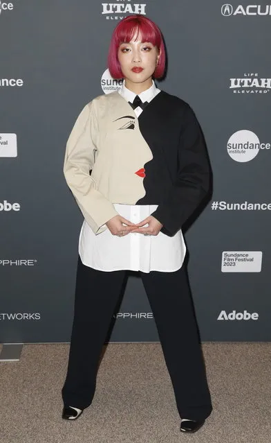 Costume designer Michelle J Li arrives for the premiere of “Theater Camp” at the 2023 Sundance Film Festival in Park City, Utah, USA, 21 January 2023. (Photo by George Frey/EPA)